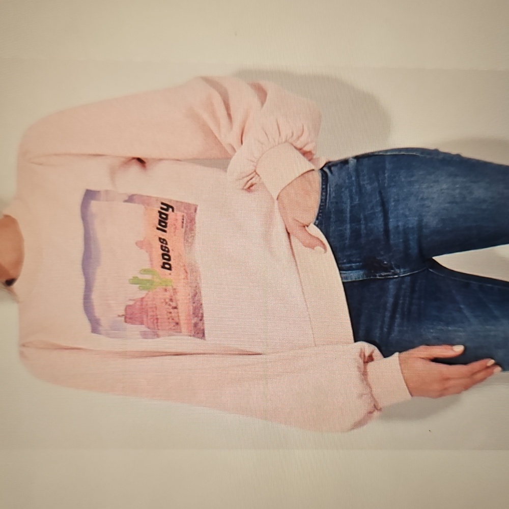 GANNI: Soft Pink Puff Sleeve Boss Lady Top